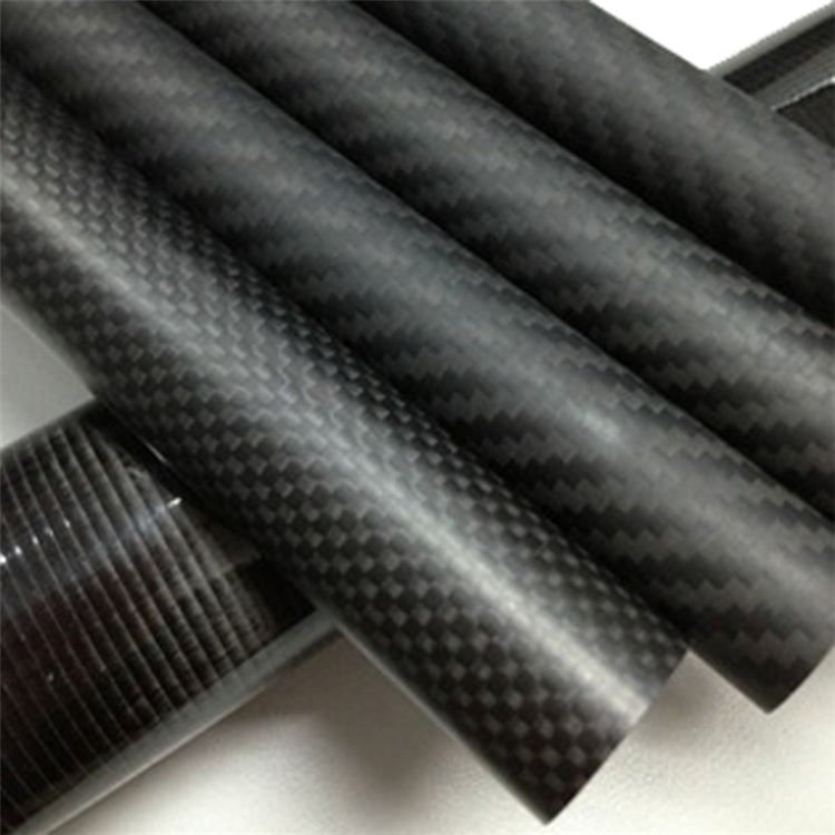 3K Carbon Fiber Tube Thickened Carbon Fiber Roll Tube 8 10 16 20 25 30 40mm Carbon Round Tube High Strength