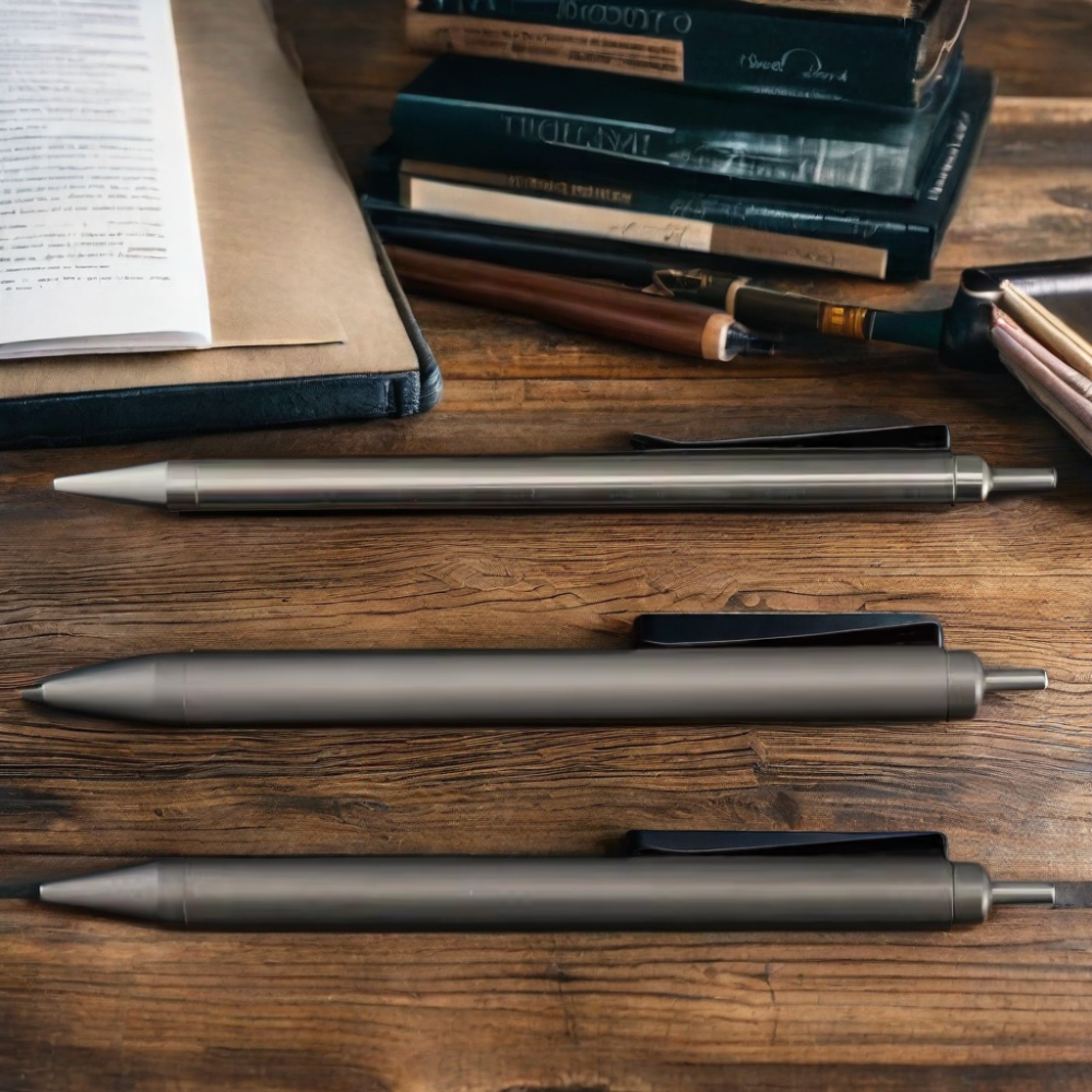 PioneerEDC Titanium Pen Portable Multitool Utility Pen Multifunctional Training Survival Pen for Camping & Hiking