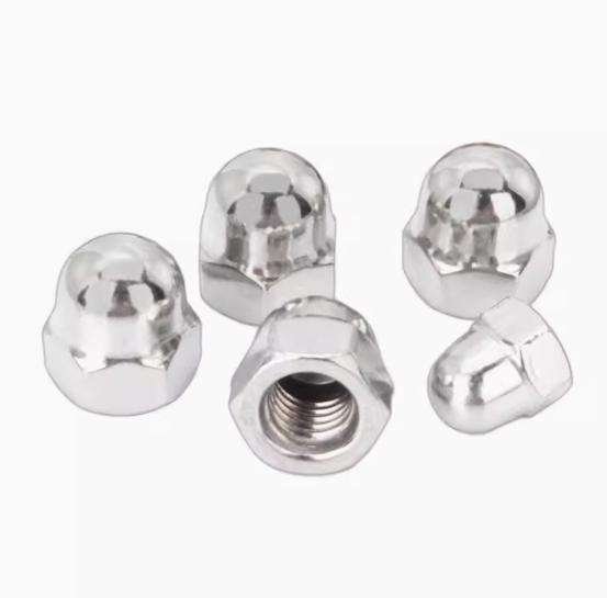 Cap Nuts DIN1578 Ine Tooth Reverse Tooth Decorative Cap Decorative Nuts Dust Resistant Nuts