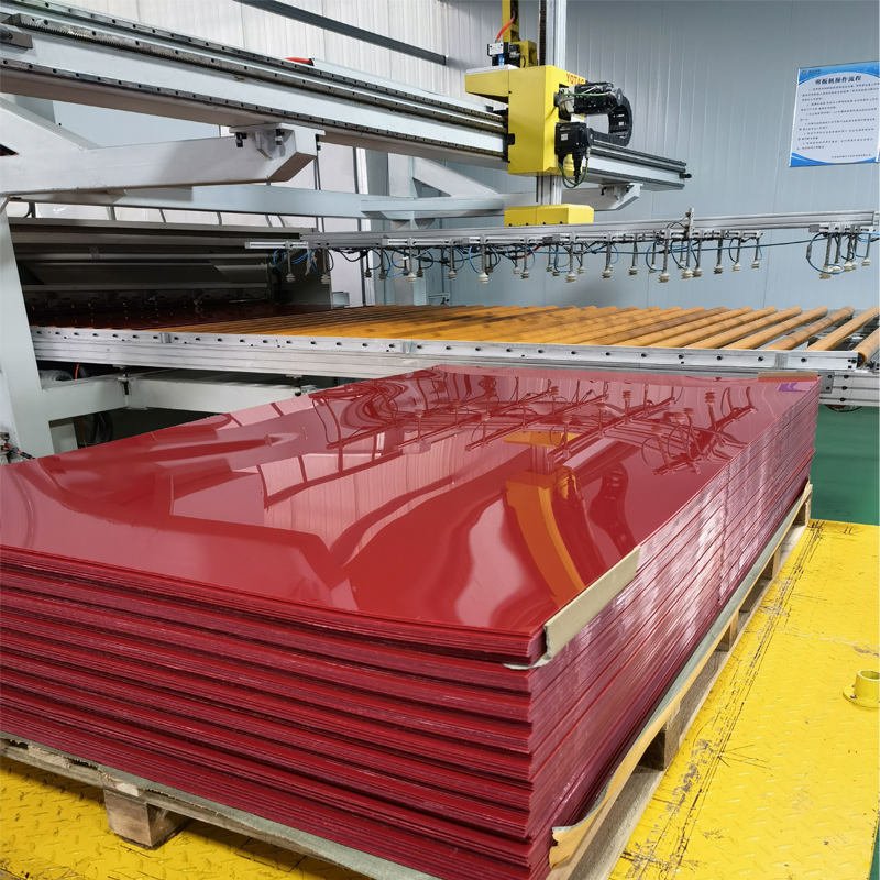 High Glossy 1220*2440mm Plastic Anti Yellow PET PETG Film Sheet for MDF Lamination Board