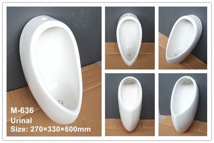 Ceramic Wall Hung Mounted Urinal Sanitary Ware Men's Urinal Bathroom Ceramic Urinals for Bathroom for Men