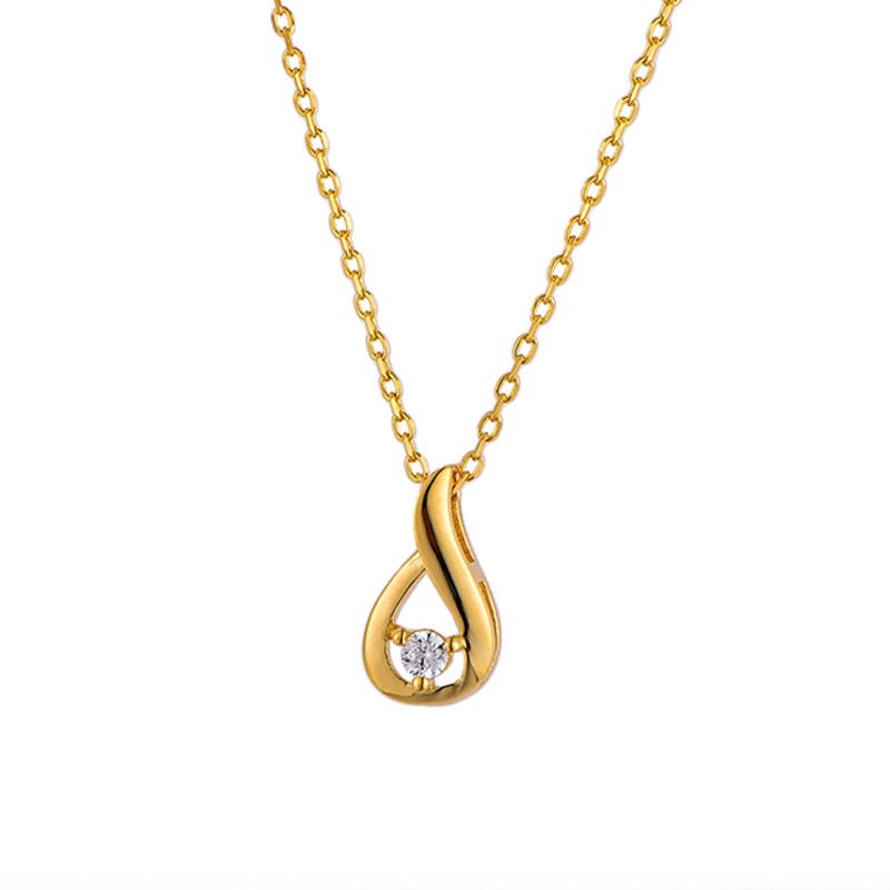 925 Silver Moissanite Pendant Fashionable Twisted Hollow Pendant Necklace with Infinite Loop Symbol Necklace Customization