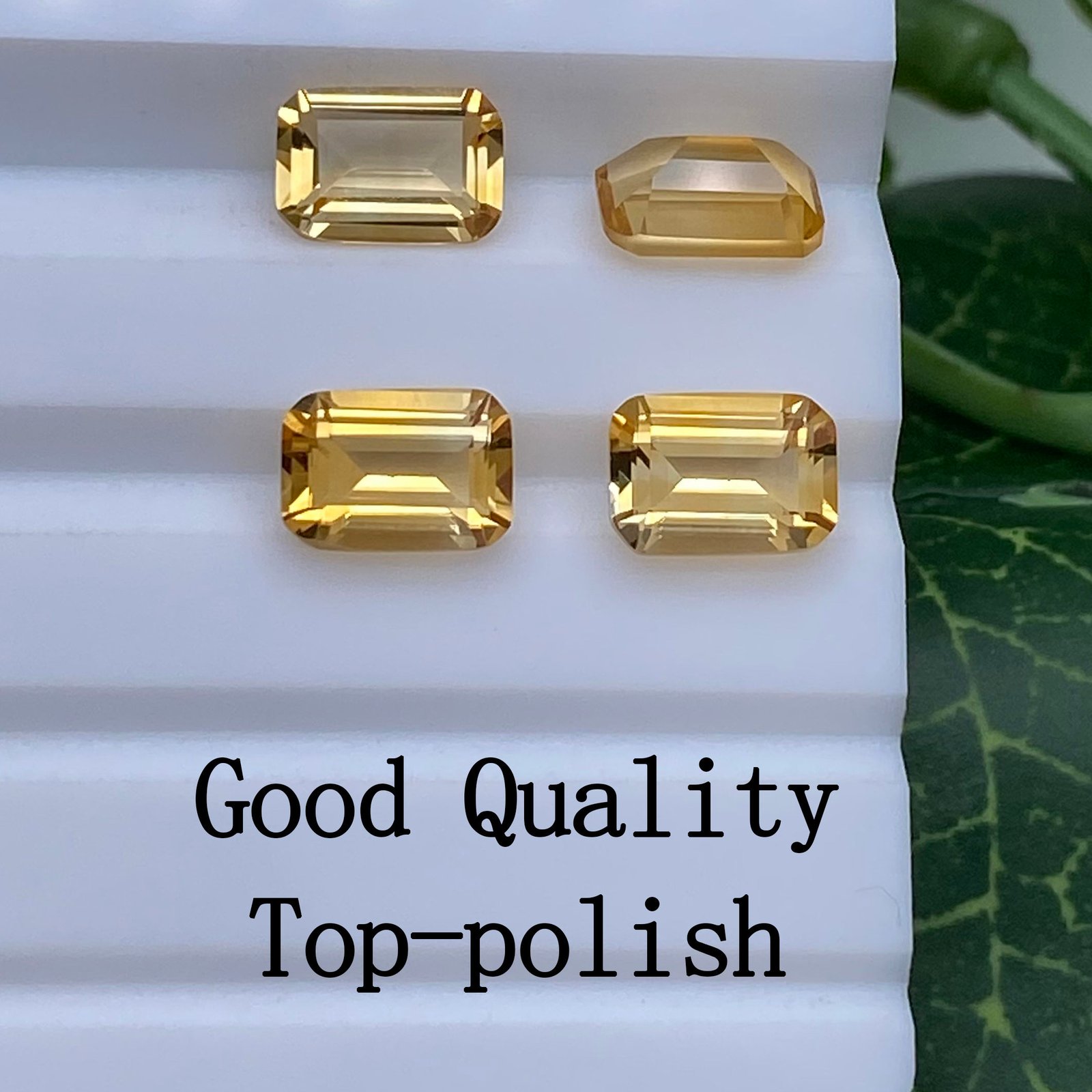 Octagon Shape 5x3mm ~ 18x13mm Good Quality Loose Gemstones Brazilian Citrine Quartz Stone Price Jewelry Natural Citrine