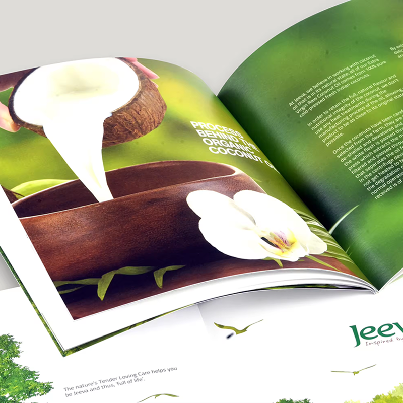 Customized Advertising Flyers Hardcover Magazine Print Services Digital Printing Available for Cardboard Corrugated Board