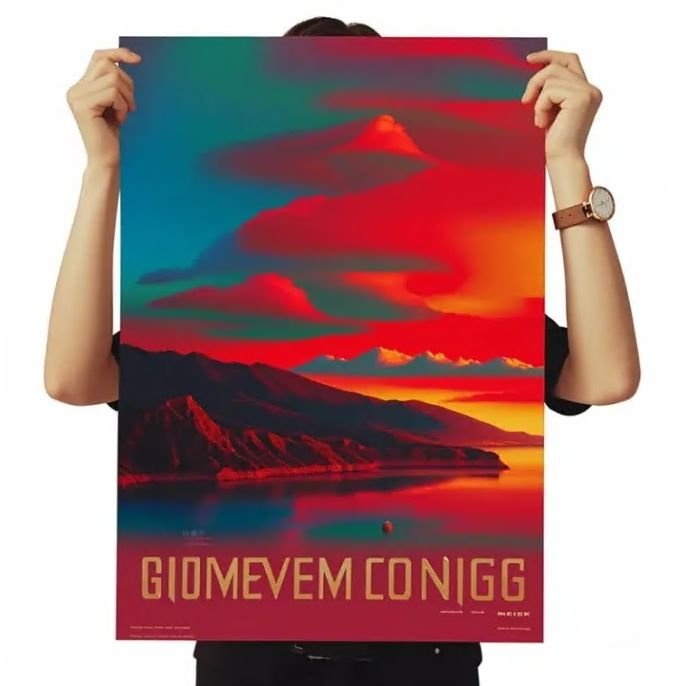 Custom Digital Printing Affiche Murale A0 A1 A2 A3 A4 High-definition RGB Wall Posters Print Service Art for Living Room Decor